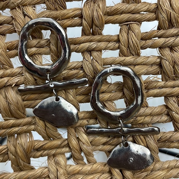 Antique drop silver earrings | NWT - Picture 15 of 16